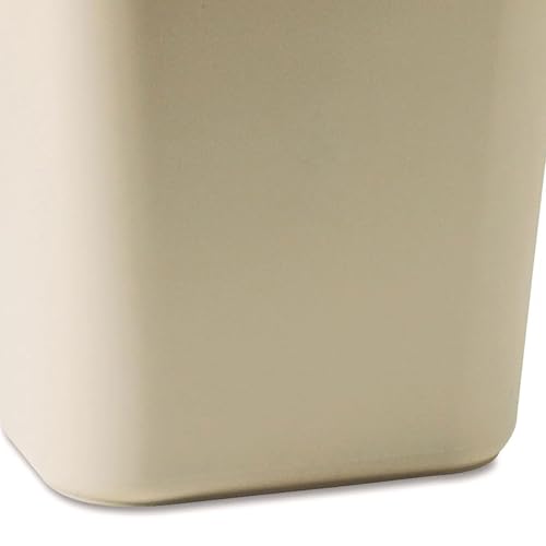 Caneca de basura rectangular Rubbermaid 6 pack 3.5 gal beige miniatura 5