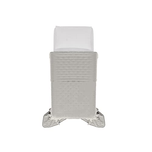 Italian Bed Linen Chico Microfibre Summer Quilt, Beige, Single