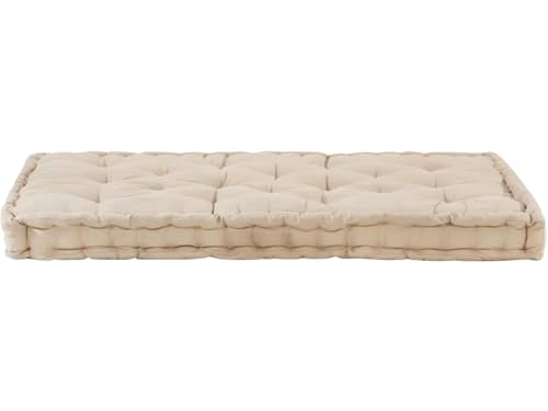 Image of ATOOTFUSION Cotton Box Mattress, 5-Inch Thick, Soft Foldable Floor Mattress Medium Firm, Single Bed Size 72x30X5 Inches (Off White)