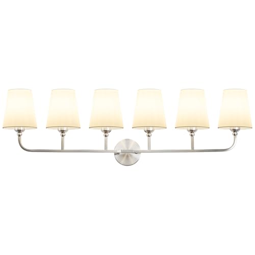 Image of Bathroom Vanity Light Brushed Nickel Bathroom Lighting Fixtures Over Mirror