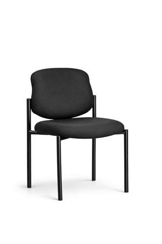 La Mejor Lista de Venta de Sillas de Oficina los mejores 5. 42 TecnoMöbel Silla de Visita para Oficina Sky Tapizada (1, Negro)