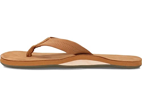 Tan Leather Fields Flip Flops by Hari Mari4