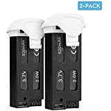 Amcrest Skyview 2-Pack Drone Batteries, 3.7V 520mAh Li-Po Battery for A4-W Quadcopter Drone
