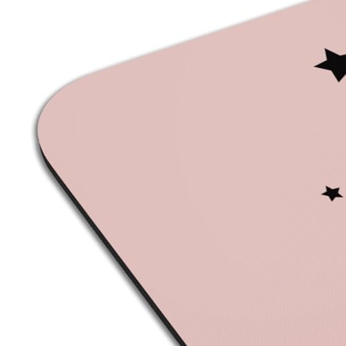 Set de table rose lot de 4 en caoutchouc astrologie constellation - 4