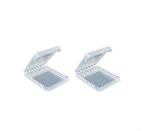 WICAREYO 2PCS Tarjetas de Memoria Cubierta Caja de Almacenamiento a Prueba de Polvo Compatible para PS1 PS2 Tarjeta de Memoria