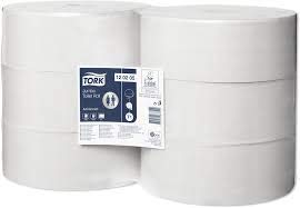 Tork Lot de 6 rouleaux de papier toilette MAXI Jumbo 360 Mt pure cellulose