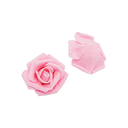 Image of Bright Creations Artificial Roses - Foam Rose Heads & Flowers for Crafts - Faux Roses for Wedding Cake Flowers - 2 Inch Mixed Pink, Pack of 200