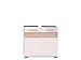 Produktbild trendteam smart living - Waschbeckenunterschrank Unterschrank - Badezimmer - Mezzo - Aufbaumaß (BxHxT) 60 x 56 x 34 cm - Farbe Weiß Hochglanz mit Eiche Sägerau Hell - 128030141