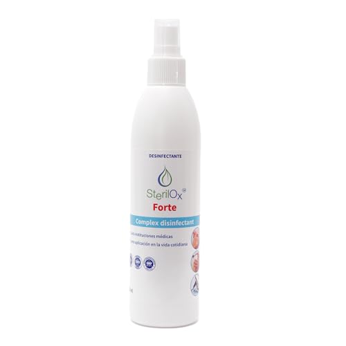 SterilOx Forte 250 ml Desinfectante cosmético universal/para desinfectar piel, instrumentos, superficies/seguro, hipoalergénico, ecológico/para salones de belleza