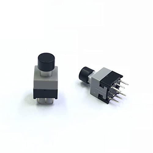 Interrupteur à bouton-poussoir tactile autobloquant 10 pièces mini micro switch réinitialisation 7x7mm