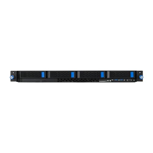 ASUS Rack 1U RS300-E12-RS4/350W Intel C262 LGA1700 95W 4xDDR5 4400/4000/3600 4x3 5/2 5 4*SATA/SAS/NVMe 2X Intel