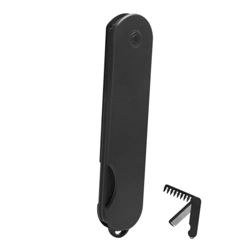 FOMIYES 折りたたみ式 コーム メンズ ヘア ブラシ 広歯 ひげ用 コンパクト 携帯用 旅行用 ポケット対応 スムース コーム ヘアスル ケア