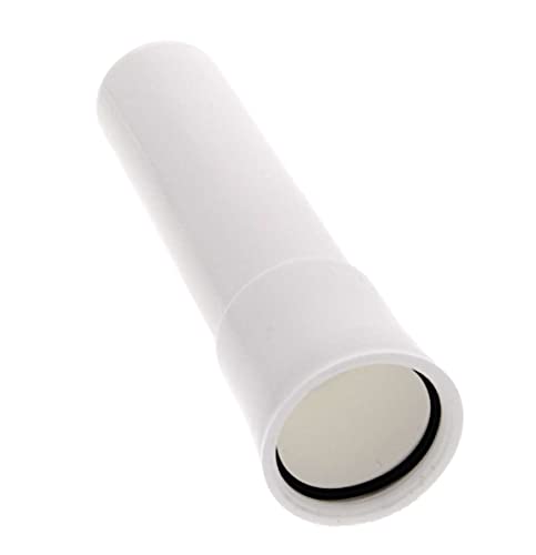 BLANCO Verlängerungsrohr 30 mm x 130 mm, Edelstahl, Silber, Küchenüberlaufrohr, 1 Stück