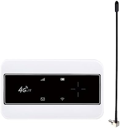 4G LTE Modem WiFi Portable Pocket External Antenna CRC9 Port Hotspot Router Wireless Mobile Unlocked with Sim Card Slot (Color : Version A)