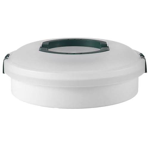 Akfldms Práctico Porta Tartas, Caja Portátil de Polipropileno con Hebilla para Tartas, Caja para Hornear con Asa, Práctica Bandeja para Cupcakes