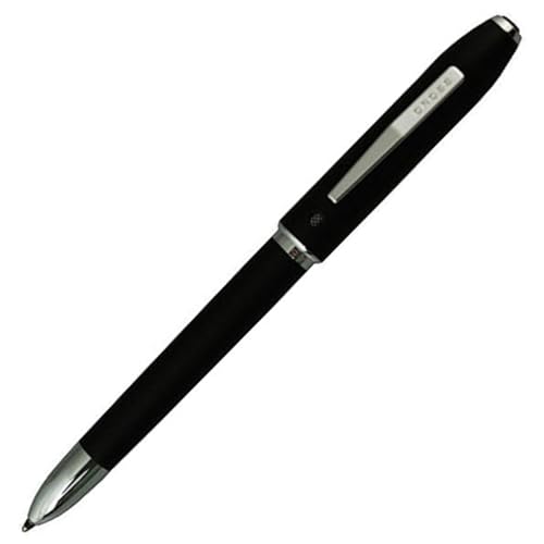Cross Tech4 Refillable Multi-Function Ballpoint Pen, Medium Ballpen and Pencil, Includes Luxury Gift Box, Black PVD