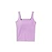 ZZZYW Giubbotto da Donna con Canottiere Canotta a Camisole a Camisole Senza Maniche Sexy Canotta Sexy (Color : Purple, Dimensione : S (35-47.5kg))