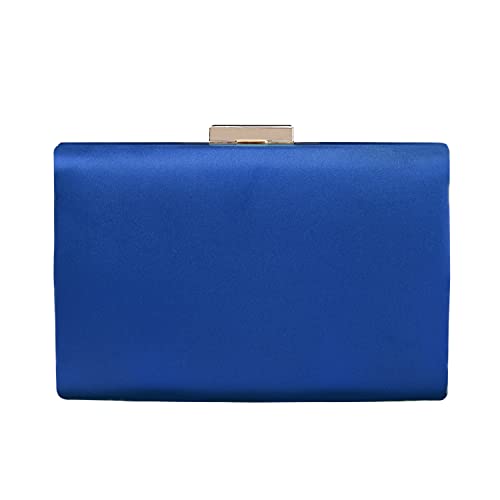 Image of Pleated Satin Clutch Purse For Women Wedding Bridal Clutch Bag Prom Party Clutch