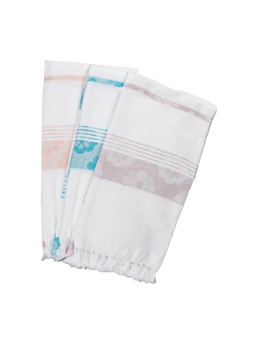 Image of RAMRAJ COTTON Pack Of 4 Cotton Bath Towel Set Crafted For Softness| Durability| And Comfortable Daily Use