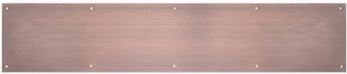 Hardware Essentials 852748, Aluminum Kick Plate for Doors, Antique Bronze Finish