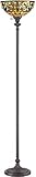 Quoizel TF878UVB Kami Tiffany Uplight Floor Lamp, 1-Light, 150 Watts, Vintage Bronze (70