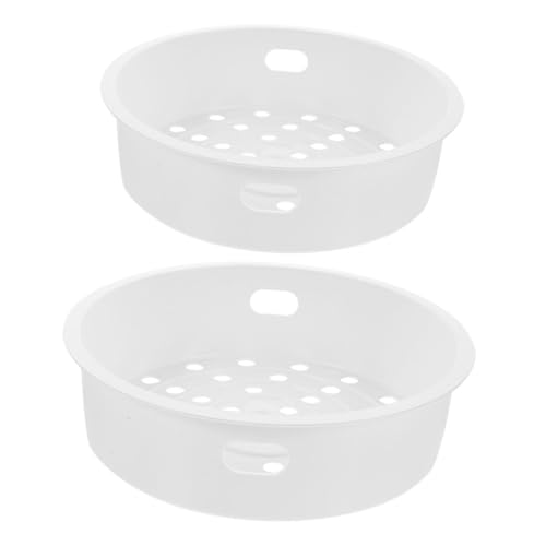 SMASOLO 2Piezas Cesta de Vapor Eléctrica Rejilla para Cocción al Vapor Compatible con Ollas para Verduras y Dumplings de Limpiar