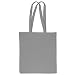Produktbild SAKETOS Stofftasche 38 x 42 cm - Baumwolltasche Grau - Stoffbeutel zum Bemalen 1 Stück Unbedruckt - Ideal für Tote Bag - Stoffbeutel mit Zwei Langen Griffen - Jutebeutel Groß