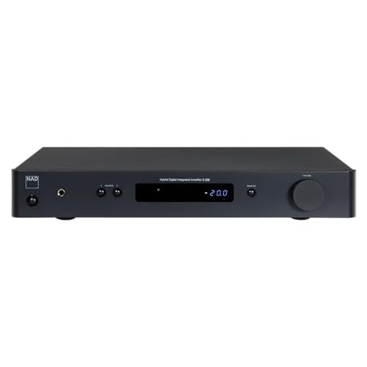 NAD C 338 Haus mit Kabel und ohne Kabel Graphit Verstärker Audio