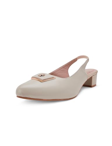 Image of Carlton London Women Stylish Backstrap Sandal for Casual Wear, Party and Formal use with Block Heels