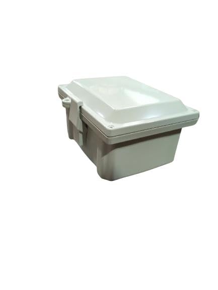 Heartland AH864 Polycarbonate Enclosure with Hinged, Locking, Opaque Cover, 8 x 6 x 4 Inches