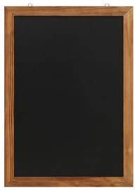 EUROPEL Ardoise avec cadre en bois, 600 x 1.100 mm, naturel