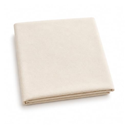Tela de Algodon Natural 160 X 100 CM,Tela para Costura de Algodon,HMCEY Cotton Fabric,Telas Patchwork para Bordar A Mano,Telas Manualidades para Coser Ropa para Artesanías DIY, Manteles, Decoración