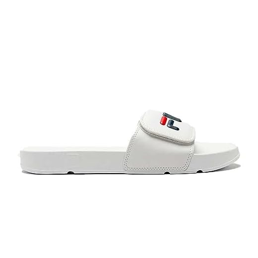 Chinelo Fila Drifter VLC, Masculino Branco/Marinho/Vermelho 40