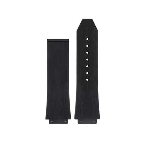 Bracelet de montre silicone anti transpiration étanche caoutchouc homme 24 x 17 mm