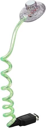 1Pc Flexible LED Night Worm Light Color Pocket for GBC GBP Screen Light, Console Worm Lamp Accessories Color, No extra batteries required Color（Green）