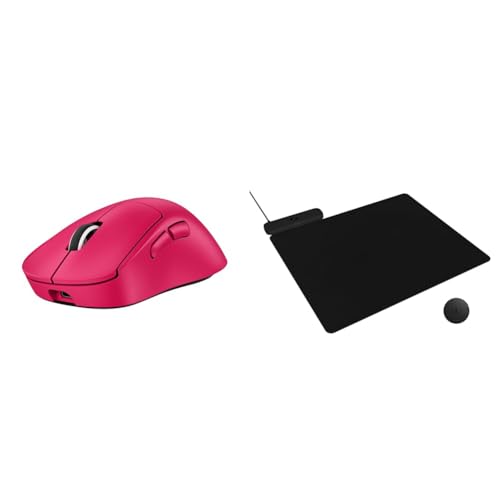 Image of Logitech G Pro X Superlight 2 DEX Lightspeed Wireless Gaming Mouse + Powerplay 2 Wireless Charging Mouse Pad Bundle - Magenta