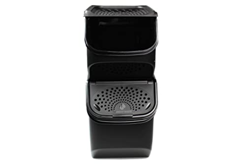 Tupperware Kartoffel-Lager 8 3L schwarz +Zwiebel-Lager 5 5L schwarz
