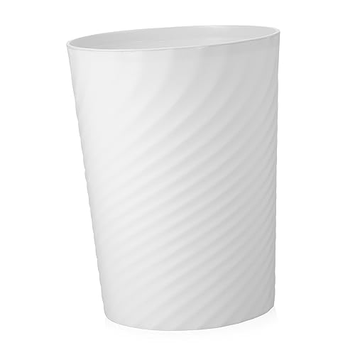 Caneca de basura de plástico rectangular 12L estilo nórdico miniatura 1