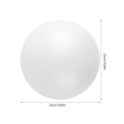 Bolas de poliestireno 25cm: base sin peso para proyectos escolares 3