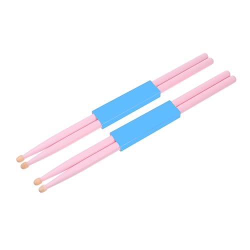 2 pares de baquetas de madera de arce para batería miniatura 7