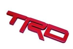 Genuine Toyota Camry TRD Red Trunk Emblem