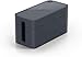 Price comparison product image Durable CAVOLINE Cable Management Box S | Safely Store Power Blocks and Cables | Premium Flame Retardant Plastic | Small Box in Graphite