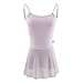 BNDDZBN Ballet Leotard Women Mesh Dance Leotards Turtleneck Sleeveless Leotard Adult Girls Ballet Gymnastics Bodysuit Backless Swimwear(Purple,XXL)