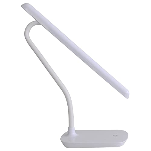 wasser 36 LED 卓上ライト 調光 フレキシブルアーム デスクライト 目に優しい スタンドライト おしゃれ 照明 電気スタンド 読書灯 オフィス 寝室 学習机 (ホワイト)
