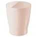 mDesign Slim Round Plastic Small Trash Can Wastebasket, Garbage Container Bin for Bathrooms, Powder Rooms, Kitchens, Home Offices, Kids Rooms - Light Pink/Blush