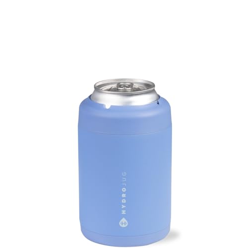 Image of HydroJug Can Cooler 12 oz, Stainless Steel Can Holder, Light Blue