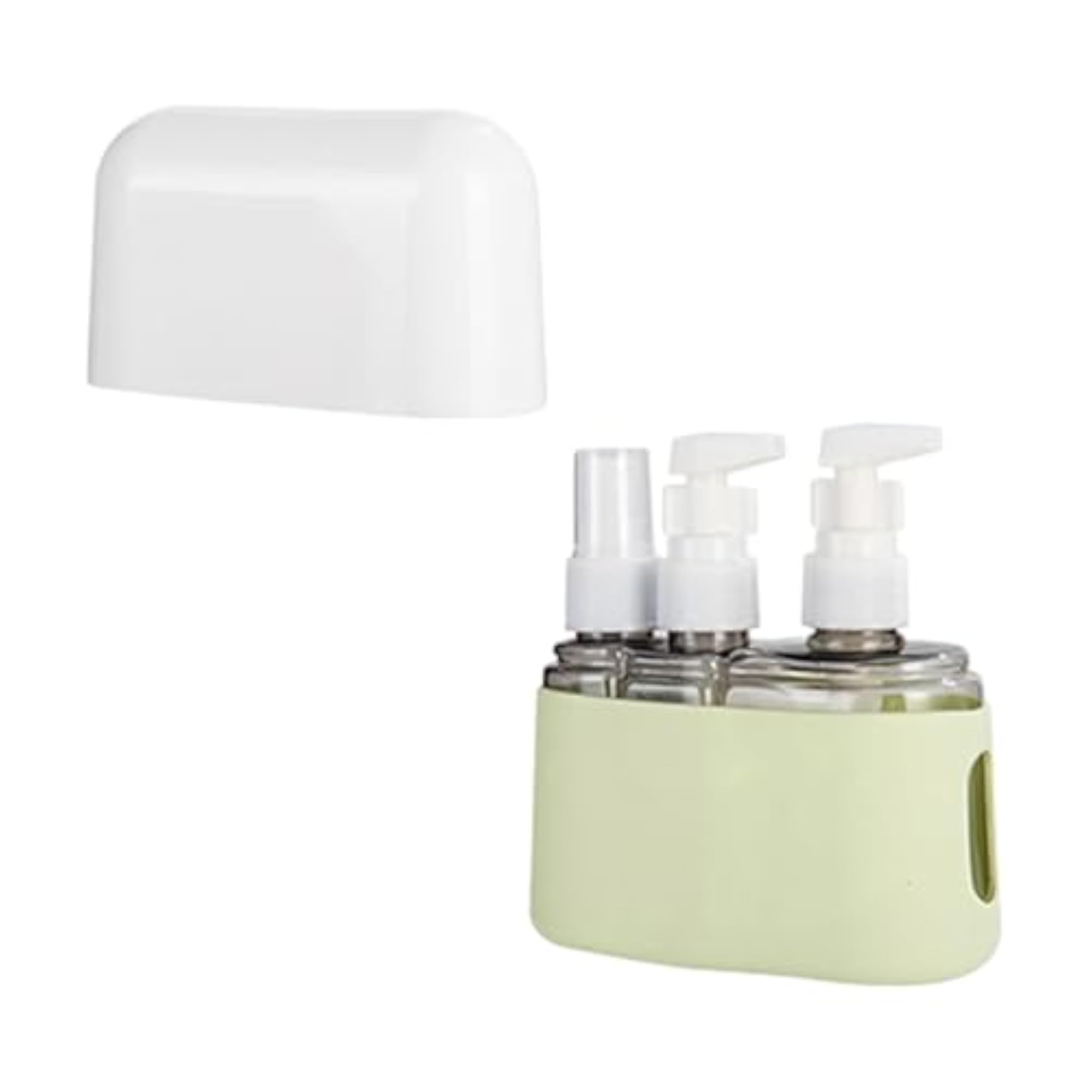 Travel Size Toiletries Containers, 3pcs Green