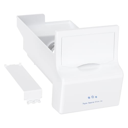 Upgraded 241860803 Refrigerator Ice Bucket Compatible with Frigidaire and Kenmore Refrigerator Ice Container Auger Assembly 240323804 240323808 240323813 LFSS2612TF0 FFSS2615TS0 Ice Maker Ice Bin