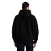 Milltex Men Oversized Pullover Hoodies – Heavyweight 280 GSM CVC Fleece Sweatshirt with Kangaroo Pocket, Relaxed Fit Drop Shoulder Hoodie for Streetwear, Printing & Embroidery Blanks Black
