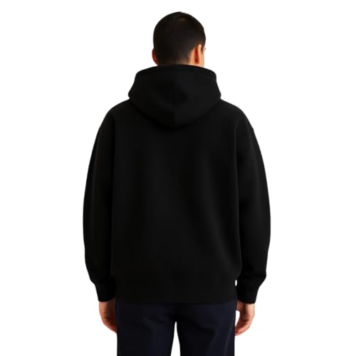 Men Oversized Pullover Drop Shoulder Hoodie Heavyweight CVC Fleece Kangaroo Pocket Relaxed Fit Sweatshirt Blanks2